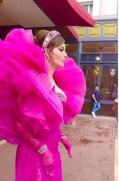Cannes 2024: Urvashi Rautela Makes Grand Entrance In Pink Outfit At Opening Ceremony