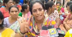 Attack on Pulivarthi Nani | Tirupati | పోలీసుల తీరుపై నాని భార్య సుధారెడ్డి నిరసన | ABP