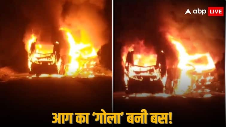 आंध्र प्रदेश में भीषण सड़क हादसा, हाइवे पर हुई बस-ट्रक की टक्कर, छह लोगों की जिंदा जलकर मौत