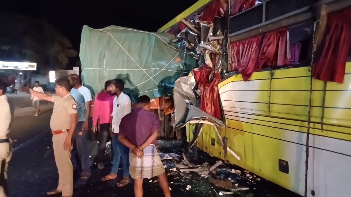 Omni Bus Accident: பயங்கர விபத்து! லாரி மீது மோதிய ஆம்னி பேருந்து; 4 பேர் உயிரிழப்பு - செங்கல்பட்டு அருகே சோகம்