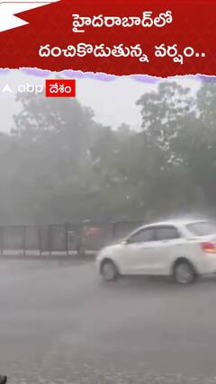 హైదరాబాద్‌లో దంచి కొట్టిన వర్షం | ABP Desam
