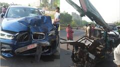 नोएडा में तेज रफ्तार BMW कार ने ई-रिक्शा को मारी टक्कर, दो की मौत, 3 घायल