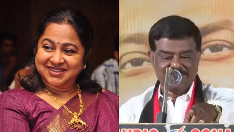 Radhika Sarathkumar lodges complaint against Controversial DMK functionary Shivaji Krishnamurthy over derogatory remarks திமுக நிர்வாகி சிவாஜி கிருஷ்ணமூர்த்தி மீது ராதிகா சரத்குமார் புகார்! என்ன மேட்டர்?