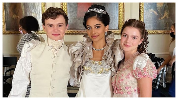 Banita Sandhu, who has joined the ensemble cast of 'Bridgerton Season 3', posted a series of pictures from the sets of the show.