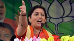 स्मृति ईरानी ने किया बड़ा दावा, बोलीं- कांग्रेस के गुंडों ने मेनका गांधी पर किया था हमला