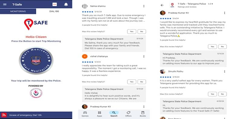 Telangana government introduces Travel Safe Service and T Safe App for women safety T Safe App: టీ సేఫ్‌తో మీ ప్రయాణం సేఫ్, తెలంగాణ పోలీసుల బాసట - ఈ యాప్ డౌన్‌లోడ్ చేసుకుంటే చాలు