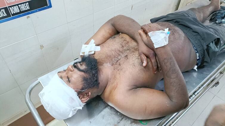 Cuddalore crime Rowdy Attacked 4 person arrested - TNN கடலூர் அருகே பயங்கரம்... ஓட ஓட விரட்டி வெட்டப்பட்ட ரவுடி