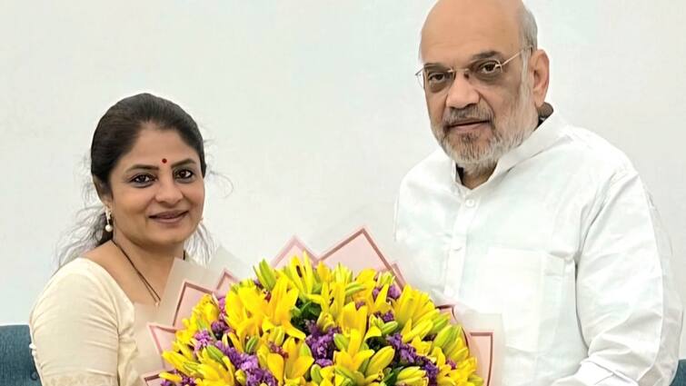 Lok Sabha Elections 2024 UP Jaunpur Dhananjay singh wife shrikala reddy meets amit shah अमित शाह से मुलाकात के बाद धनंजय सिंह की पत्नी श्रीकला की बन गई बात! अब ये है प्लान