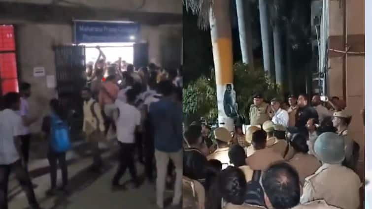 CUET 2024 Exam: Students Hurled Stones At Kanpur College Over Alleged Paper Leak CUET 2024 Exam: Students Hurled Stones At Kanpur College Over Alleged Paper Leak