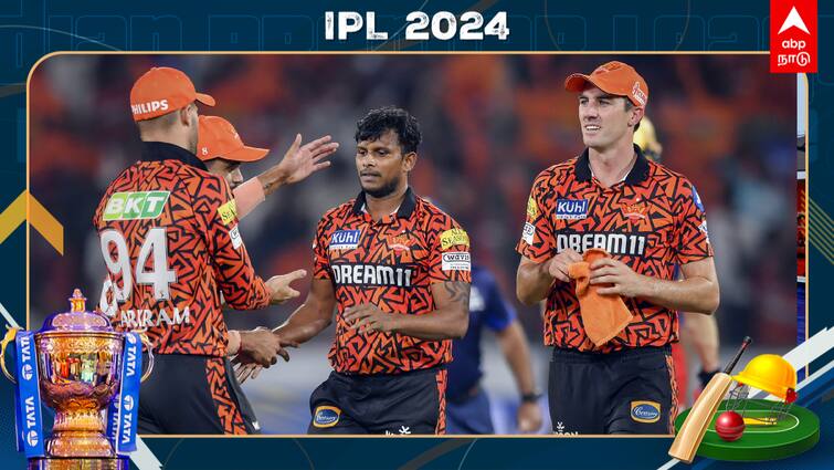 IPL 2024 Sunrisers Hyderabad vs Gujarat Titans, 66th Match Called Off Due to RAIN SRH Qualify Play Offs IPL 2024 SRH vs GT: மழையால் கைவிடப்பட்ட ஆட்டம்! ஆடாமல் ஜெயித்த SRH; 4 ஆண்டுகளுக்குப் பின் ப்ளேஆஃப்க்கு தகுதி!