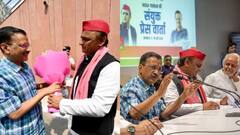 अखिलेश यादव और अरविंद केजरीवाल की प्रेस वार्ता में जमकर चले जुबानी तीर, BJP पर बरसी सपा- AAP