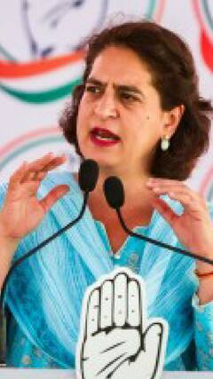 'यूपी की गौशालाओं में गाय के लिए चारा-पानी नहीं'- Priyanka Gandhi | ABP Shorts