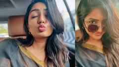 Eesha Rebba Latest Photos : నేత చీరలో తెలుగు అందం.. బ్లాక్ శారీలో క్యూట్ సెల్ఫీలు తీసుకున్న ఈషా రెబ్బా