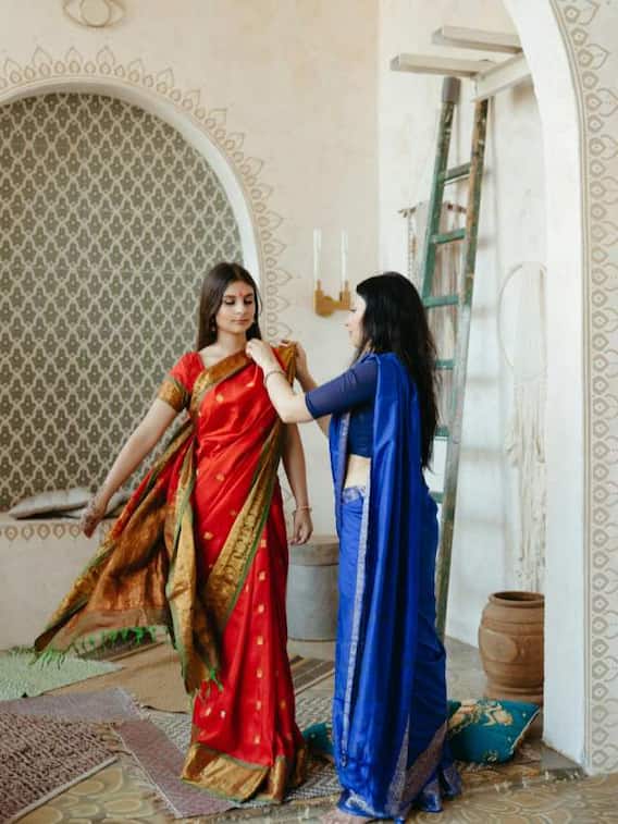 साड़ी बांधनी नहीं आती तो दो मिनट में ऐसे सीखें