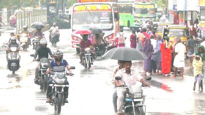 Heavy rain on Agni Nakshatra - Salem cools down from the summer heat. Heavy Rain in Salem: அக்னி நட்சத்திரத்தில் கொட்டி தீர்க்கும் கனமழை - கோடை வெப்பம் தணிந்து குளிர்ந்த சேலம்.