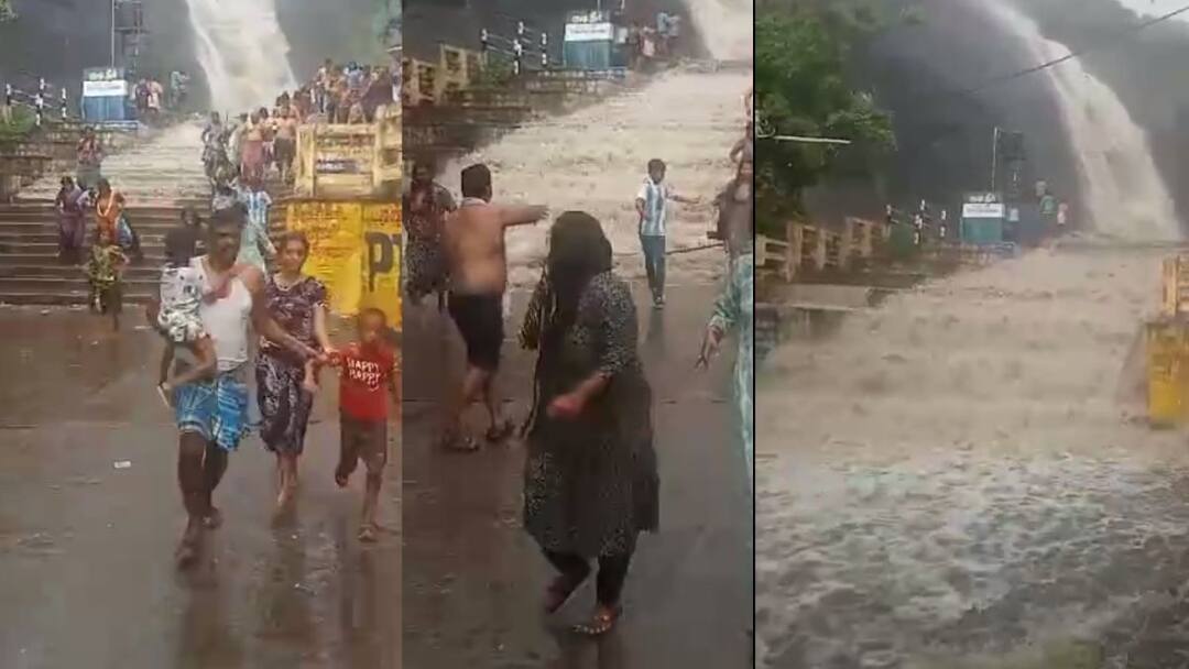 Kutralam Falls: குற்றால அருவியில் திடீர் வெள்ளப்பெருக்கு; வெள்ளத்தில் சிக்கிய சிறுவன் சடலமாக மீட்பு kutralam Falls boy caught in the flood in tenkasi districk due to heavy rain Kutralam Falls: குற்றால அருவியில் திடீர் வெள்ளப்பெருக்கு; வெள்ளத்தில் சிக்கிய சிறுவன் சடலமாக மீட்பு
