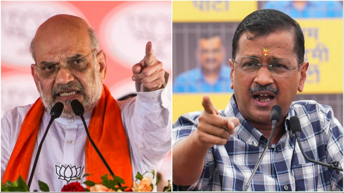 'People will see big bottles when they see Kejriwal campaigning says Amit Shah Lok Sabha Elections: ਕੇਜਰੀਵਾਲ ਨੂੰ ਦੇਖ ਕੇ ਲੋਕਾਂ ਨੂੰ ਨਜ਼ਰ ਆਵੇਗੀ ਵੱਡੀ ਬੋਤਲ, ਸ਼ਰਾਬ ਘੁਟਾਲੇ 'ਤੇ ਅਮਿਤ ਸ਼ਾਹ ਦਾ ਤੰਜ