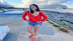 Shahnaz Gill Photo: શેહનાઝ ગિલની વેકેશન તસવીરો વાયરલ,શોર્ટ્સમાં આપ્યા ગ્લેમરસ પોઝ