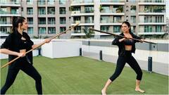 Malavika Mohanan: నైబర్‌తో పోట్లాటకు దిగిన మాళవిక మోహనన్ - తన మర్షల్‌ ఆర్ట్స్‌ రుచి చూపించిందా?