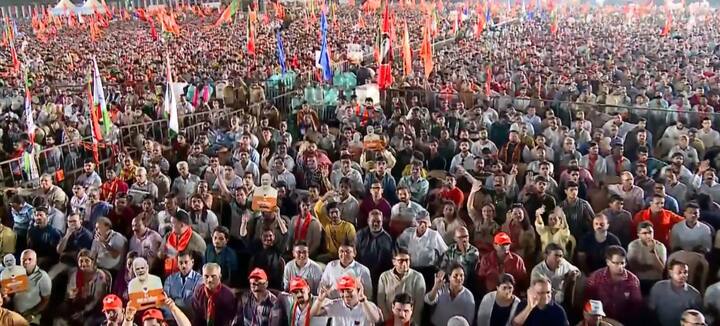 Pm Narendra Modi Raj Thackeray Mahayuti Sabha At Shivaji Park Maidan Crowed For Sabha Lok Sabha 1586