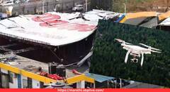 नागपुरच्या धोकादायक होर्डिंगवर आता ड्रोनची नजर; राज्यातला पहिलाच ड्रोन द्वारे सर्व्हेचा प्रयोग 