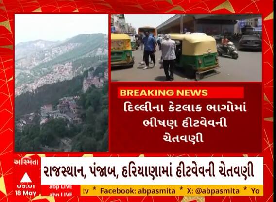 Weather Forecast: આગામી પાંચ દિવસ ગરમીનો પ્રકોપ યથાવત રહેવાનું ભારતીય હવામાન વિભાગનું અનુમાન