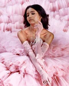 Cannes 2024: Nancy Tyagi Turns Heads On Red Carpet In A Pink Gown Designed And Stitched By Her