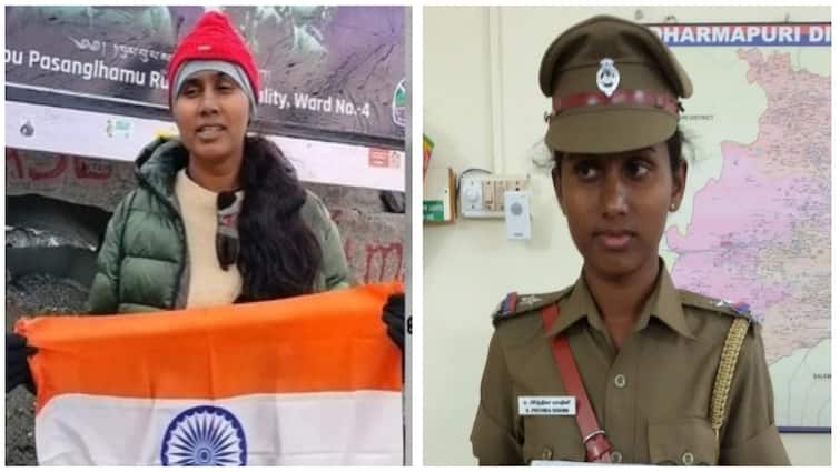 Tamilnadu Police Sub Inspector prithika yashini reach Mount Everest new record Prithika Yashini : எவரெஸ்ட் சிகரத்தை எட்டிப்பிடித்த முதல் திருநங்கை போலீஸ்! ப்ரித்திகா யாஷினி புதிய வரலாறு!