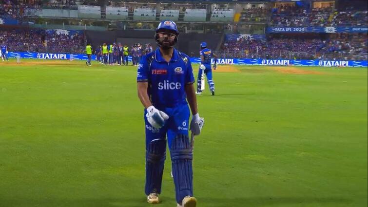 Rohit Sharma Standing Ovation Wankhede Crowd MI Last Match Swansong Mumbai Indians Viral Video Viral Video: Rohit Sharma Receives Standing Ovation From Wankhede Crowd After Potential MI Swansong- WATCH