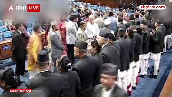 Nepal News: Chaos In Parliament Between Opposition And Ruling Alliance Lawmakers | ABP News