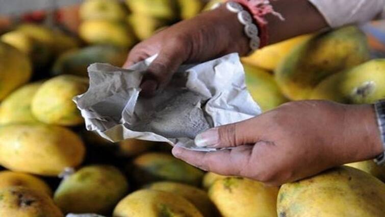 Be careful before eating mangoes, it has been exposed that they are cooked with carbide Gandhinagar: કેરી ખાતા પહેલા થઈ જાવ સાવધાન, કાર્બાઈડથી પકવવામાં આવતી હોવાનો થયો પર્દાફાશ