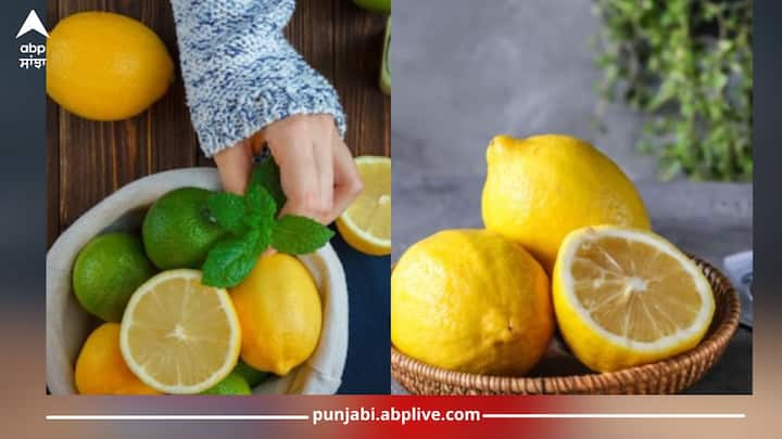 Lemons:ਨਿੰਬੂ ਦੀ ਵਰਤੋਂ ਕਈ ਚੀਜ਼ਾਂ ਵਿੱਚ ਕੀਤੀ ਜਾਂਦੀ ਹੈ। ਨਿੰਬੂ ਸੁਆਦ 'ਚ ਖੱਟਾ ਹੁੰਦੈ ਅਤੇ ਵਿਟਾਮਿਨ ਸੀ ਨਾਲ ਭਰਪੂਰ ਹੁੰਦਾ ਹੈ।ਵਿਟਾਮਿਨ ਸੀ ਇੱਕ ਐਂਟੀਆਕਸੀਡੈਂਟ ਹੈ ਜੋ ਪ੍ਰਤੀਰੋਧਕ ਸ਼ਕਤੀ ਨੂੰ ਵਧਾਉਂਦਾ ਹੈ ਅਤੇ ਸਰੀਰ ਨੂੰ ਕਈ ਬਿਮਾਰੀਆਂ