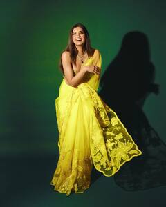 Diana Penty Photo: યલો સાડીમાં ડાયના પેન્ટીએ આપ્યા ગ્લેમરસ પોઝ, તસવીરો પરથી નજર નહીં હટે