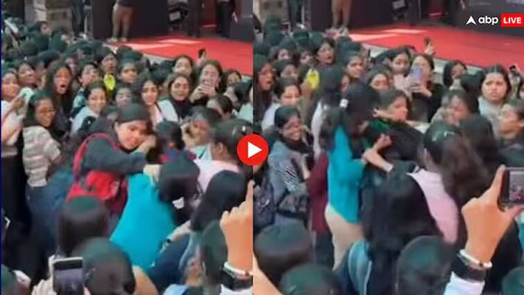 fight of girls in the university, violently beating each other, VIDEO viral Girls Fight: ਯੂਨੀਵਰਸਿਟੀ 'ਚ ਕੁੜੀਆਂ ਦਾ ਹੰਗਾਮਾ, ਇਕ ਦੂਜੇ ਦੀ ਕੀਤੀ ਰੱਜ ਕੇ ਕੁੱਟਮਾਰ, VIDEO ਵਾਇਰਲ