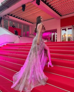 Krystle D’Souza Posts Throwback Pictures From Cannes In Sequinned Gown, PICS