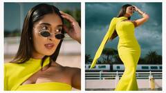 Cannes 2024: Niharika NM's Chic Yellow Gown And Striking White Eyeliner Steal The Show