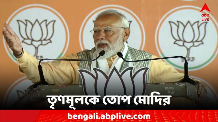 Loksabha Election 2024 Narendra Modi attack TMC regarding corruption to people rights Loksabha Election 2024: 'মা-মাটি-মানুষের অধিকার লুঠ করেছে তৃণমূল' আক্রমণ মোদির