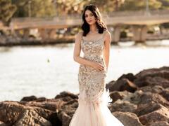 Cannes 2024: Kinnari Jain's Golden Gown And Minimalist Glam At The Red Carpet