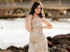 Cannes 2024: Kinnari Jain's Golden Gown And Minimalist Glam At The Red Carpet