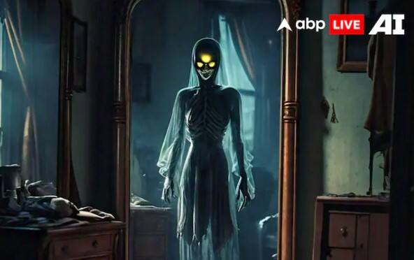 ਦਰਅਸਲ, ਸਾਲਾਂ ਤੋਂ ਭੂਤਾਂ ਬਾਰੇ ਦੱਸੀਆਂ ਗਈਆਂ ਜ਼ਿਆਦਾਤਰ ਕਹਾਣੀਆਂ ਵਿੱਚ ਇਹ ਕਿਹਾ ਗਿਆ ਹੈ ਕਿ ਭੂਤ ਸ਼ੀਸ਼ੇ ਵਿੱਚ ਆਪਣੇ ਅਸਲੀ ਰੂਪ ਵਿੱਚ ਦਿਖਾਈ ਦਿੰਦੇ ਹਨ। ਭਾਵ ਜੇਕਰ ਕਮਰੇ ਵਿੱਚ ਕੋਈ ਭੂਤ ਹੈ ਤਾਂ ਤੁਸੀਂ ਸ਼ੀਸ਼ੇ ਵਿੱਚ ਦੇਖ ਕੇ ਦੇਖ ਸਕਦੇ ਹੋ।