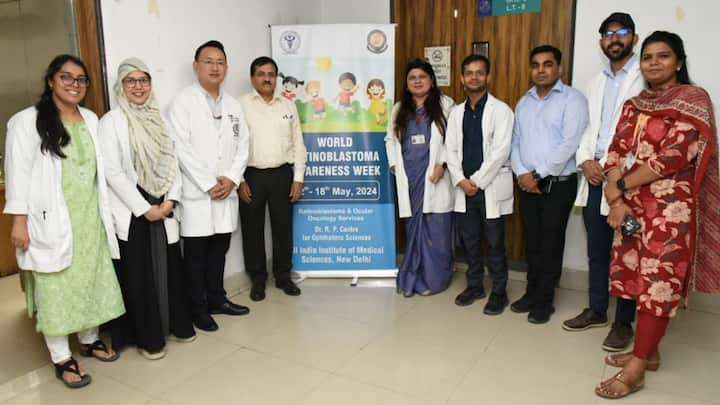 Retinoblastoma Awareness Week: रेटिनोब्लास्टोमा 5 वर्ष से कम उम्र के बच्चों में होने वाला नेत्र कैंसर है. दिल्ली में एम्स 12 से 18 मई के बीच विश्व रेटिनोब्लास्टोमा जागरूकता सप्ताह मनाया.