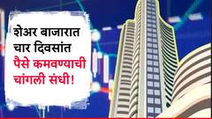 या आठवड्यात पडणार पैशांचा पाऊस? चार दिवसांत शेअर बाजारात मालामाल होण्याची संधी, वाचा सविस्तर...