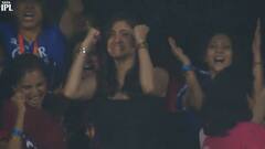 आनंदाश्रू... IPL प्लेऑफमध्ये आरसीबीची एंट्री, नवऱ्याकडे पाहुन अनुष्का भावूक झाली