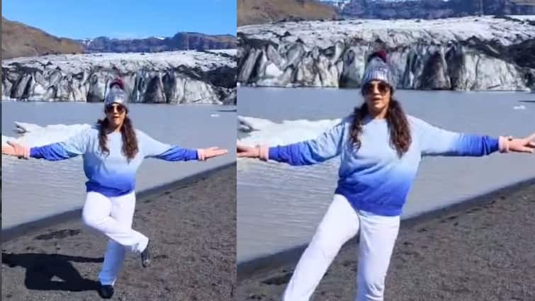 watch video of actress meena dance to allu arjuns pushpa 2 song Watch Video : புஷ்பா பாடலுக்கு நடனமாடிய நடிகை மீனா.. வைரலாகும் வீடியோ