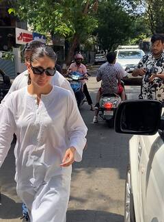 Lok Sabha Elections 2024: व्हाइट कुर्ती और आंखों पर काला चश्मा! पति सैफ के साथ इस अंदाज में वोट डालने पहुंचीं करीना कपूर