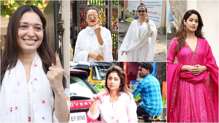 Tollywood Actress cast their vote in Mumbai: టాలీవుడ్ హీరోయిన్లు చాలా మందికి ఓటు హక్కు ముంబైలో ఉంది. ఇవాళ లోక్‌సభకు జరిగిన ఐదో దశ పోలింగ్‌లో తమ ఓటు హక్కు వినియోగించుకున్నారు.