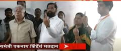 Maharashtra Loksabha Election Voting 2024: एकनाथ शिंदेंपासून ठाकरे बंधूंपर्यंत...कोणी कोणी मतदान केलं?, पाहा Photo
