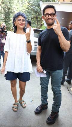 Lok Sabha Elections 2024: ఫ్యామిలీ ఫ్యామిలీ అంతా కలిసొచ్చారే - ముంబైలో పోలింగ్ బూత్ దగ్గర బాలీవుడ్ స్టార్స్ సందడి