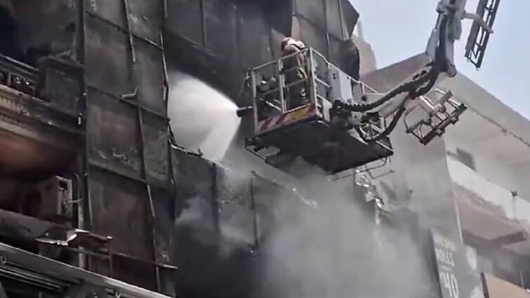 Delhi Fire In Garment Showroom Delhi One Person Missing Fire Breaks Out At Garment Showroom In Northeast Delhi, One Person Missing