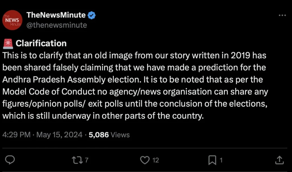 Election Fact Check: आंध्र प्रदेश में YSRCP की हार और NDA की जीत दिखाने वाला एग्जिट पोल, जानें क्या है दावे का सच